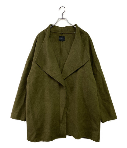 Hotel Particulier オテルパルティキュリエ ウールコート ボタンレス レディース SIZE -