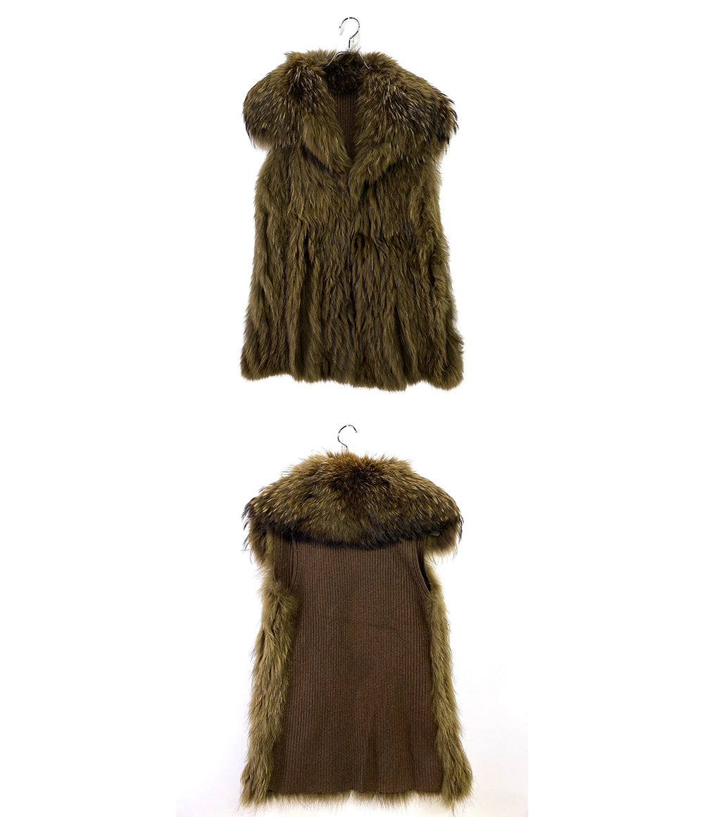 オテルパルティキュリエ ウールコート ボタンレス レディース SIZE - Hotel Particulier