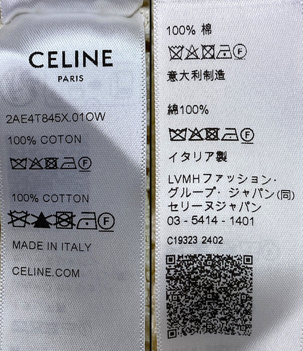 セリーヌ  カーディガン フローラルハンドクロシェ オフホワイト 24SS    2AE4T845X  レディース SIZE M  CELINE
