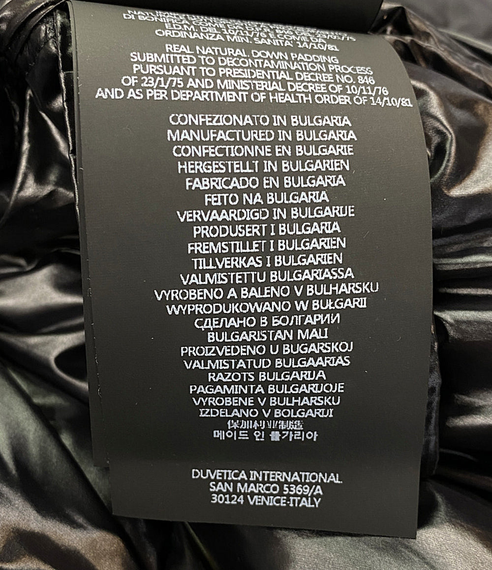 DUVETICA ダウンジャケット ブラック ALIETI 22AW メンズ SIZE 46 デュベティカ