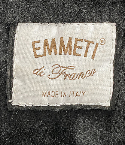 EMMETI di franco エンメティ ダッフルコート レザー ダウン レディース SIZE 38