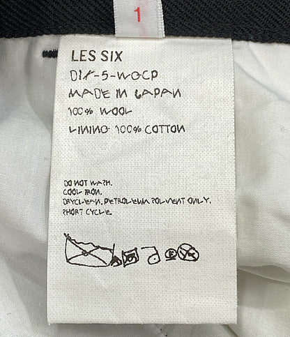 レシス カーゴパンツ dix-5-WGCP ウール ブラック      メンズ SIZE 1  LES SIX