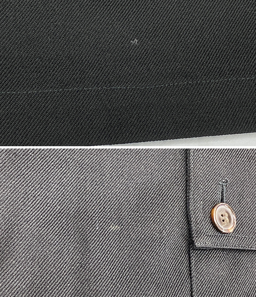 les six レシス　カーゴパンツ　サイズ1 レシス カーゴパンツ dix-5-WGCP ウール ブラック メンズ SIZE 1