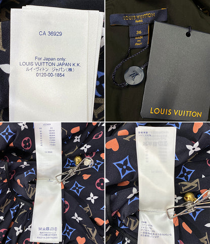 ルイヴィトン  ドレス FKDR51 ゲームオンラッフル スクープネック       レディース SIZE 36  LOUIS VUITTON