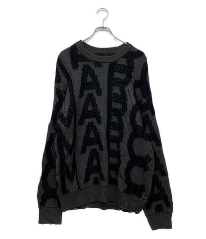 マークジェイコブス  長袖ニット ロゴ 23ss     レディース SIZE M  MARC JACOBS