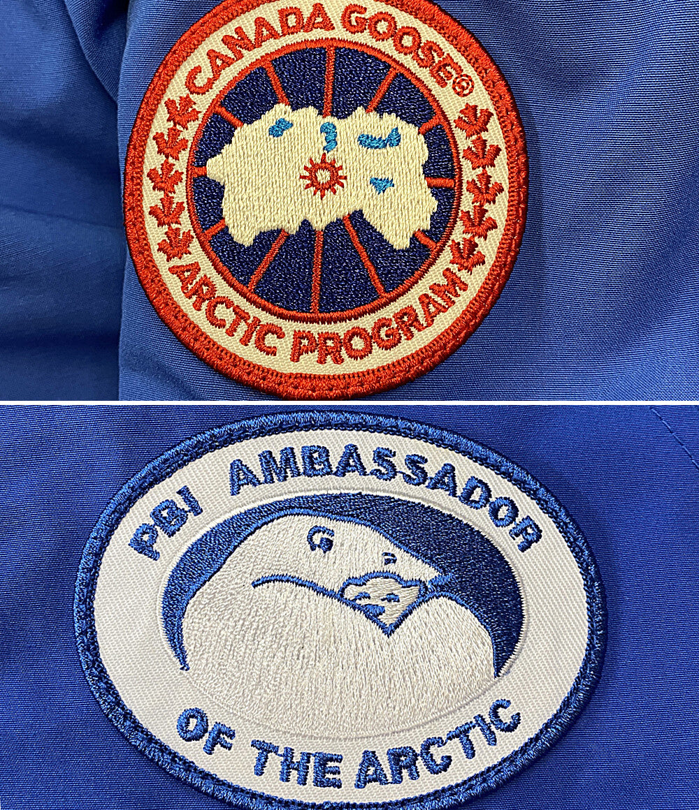 カナダグース  ダウンジャケット ブルー 7999mpb      メンズ SIZE S  CANADA GOOSE