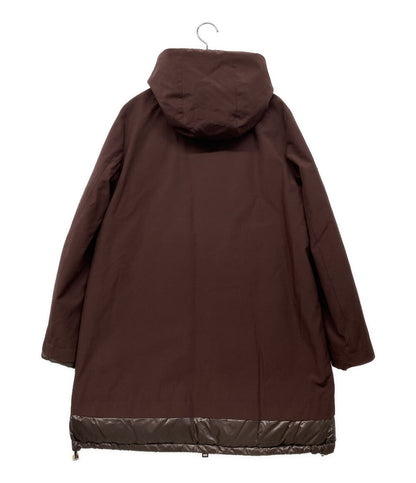 ヘルノ ダウンコート PI0375D-19298-6950 ボルドー レディース SIZE 48 HERNO