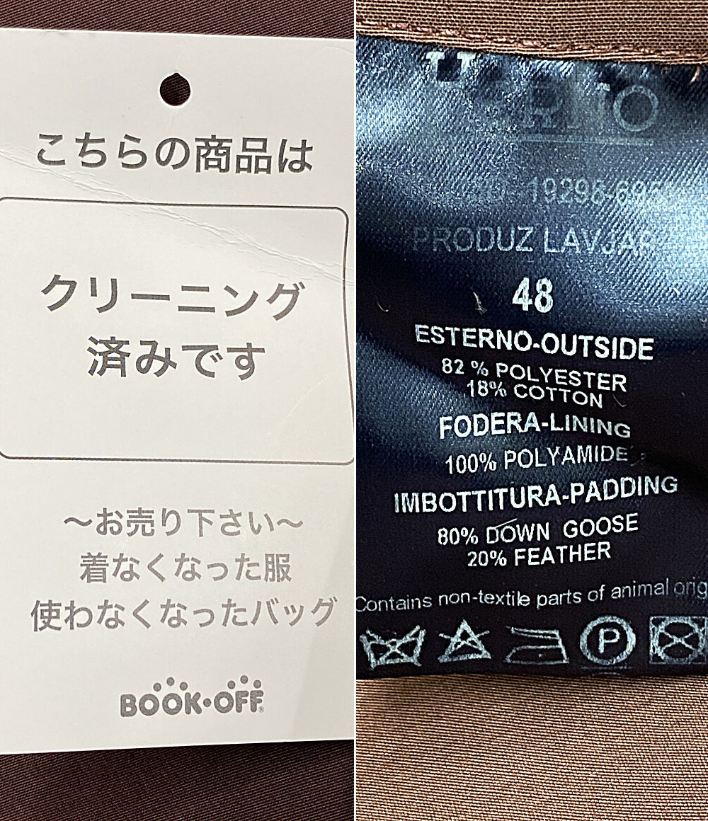 ヘルノ ダウンコート PI0375D-19298-6950 ボルドー レディース SIZE 48 HERNO