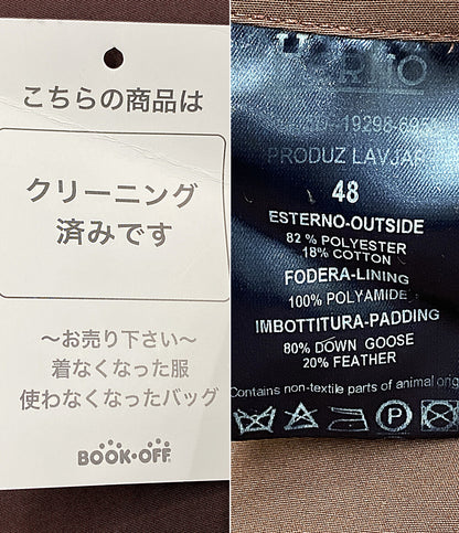 ヘルノ ダウンコート PI0375D-19298-6950 ボルドー レディース SIZE 48 HERNO