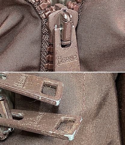 ヘルノ ダウンコート PI0375D-19298-6950 ボルドー レディース SIZE 48 HERNO