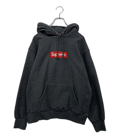 シュプリーム  パーカー 21AW Box Logo チャコールグレー      メンズ SIZE S  Supreme