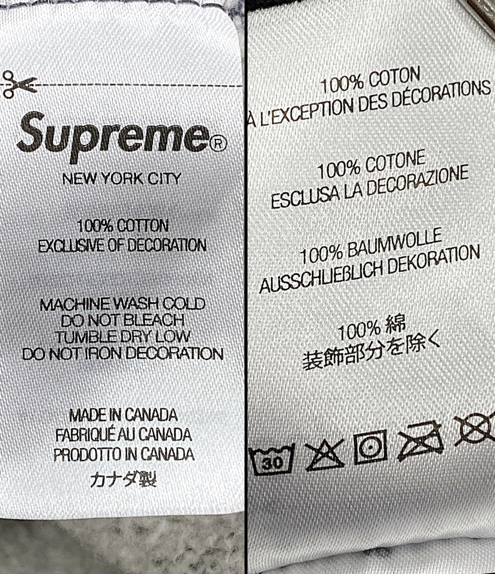 シュプリーム  パーカー 21AW Box Logo チャコールグレー      メンズ SIZE S  Supreme