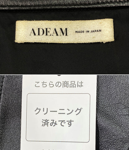 アディアム  ライダースジャケット ダブルライダース レザー      レディース SIZE -  ADEAM