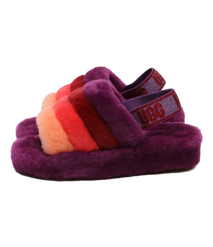 アグ 美品 サンダル fluff yeah slide パープル      レディース SIZE 24cm  UGG