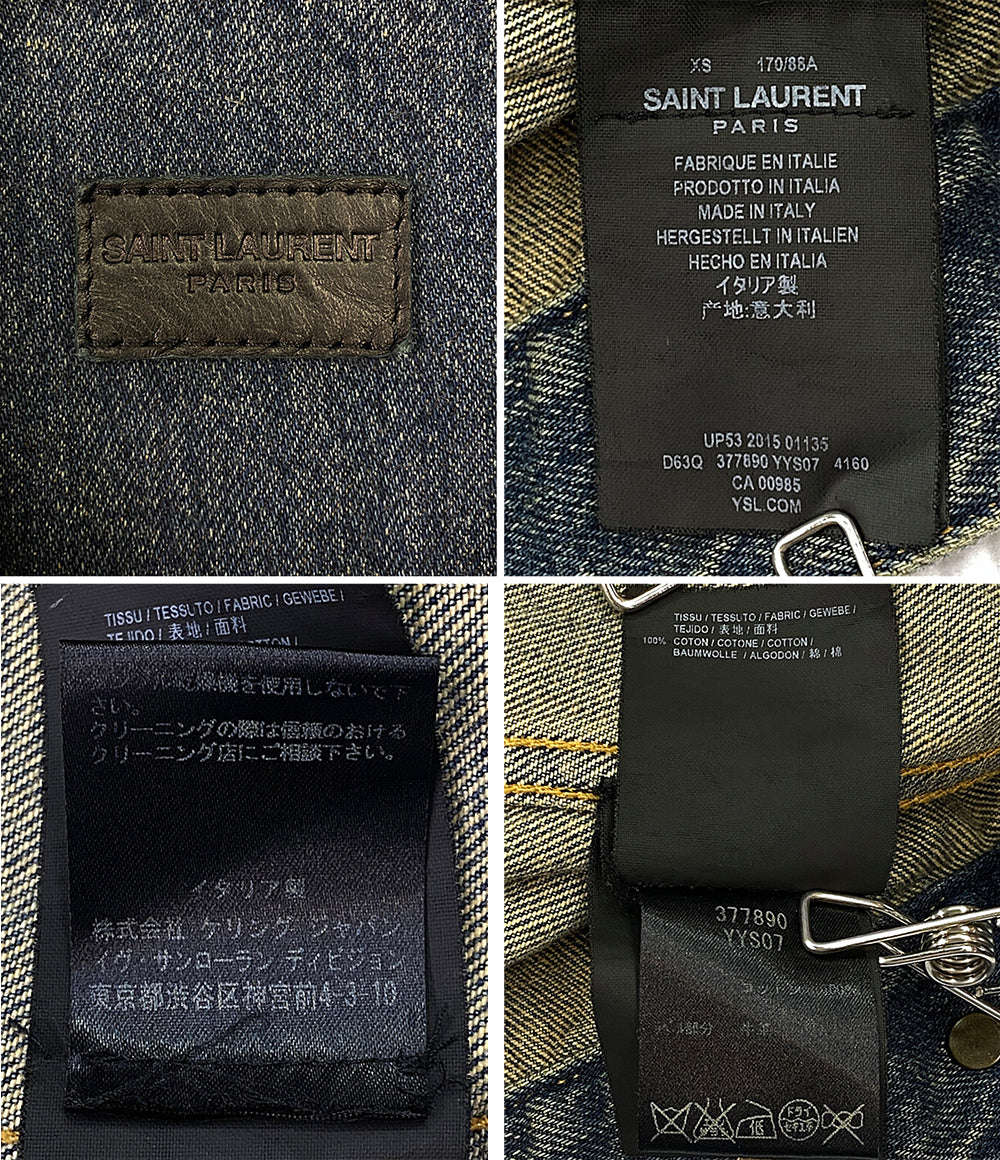 サンローラン  デニムジャケット Gジャン      レディース SIZE XS  Saint Laurent