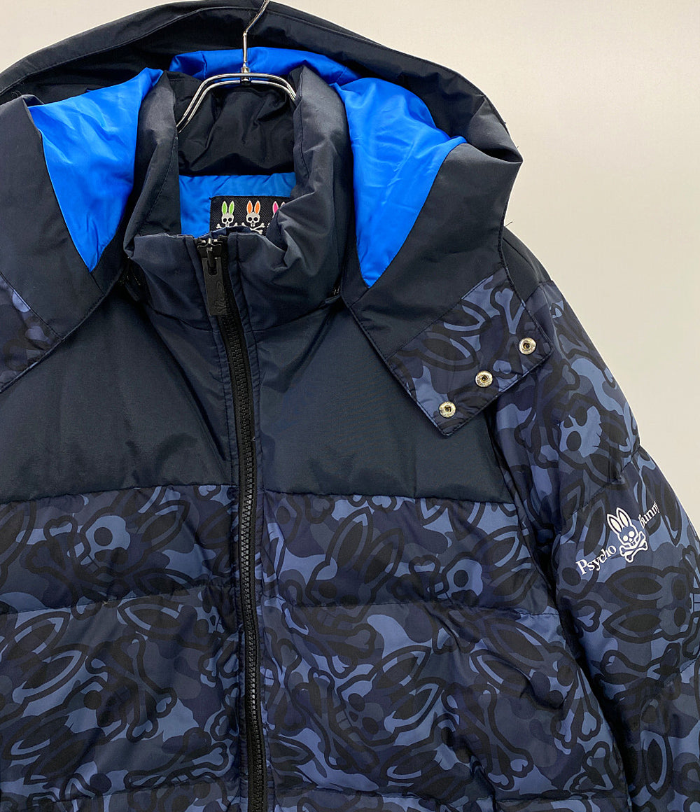 サイコバニー ダウンジャケット カモフラ メンズ SIZE XL Psycho Bunny