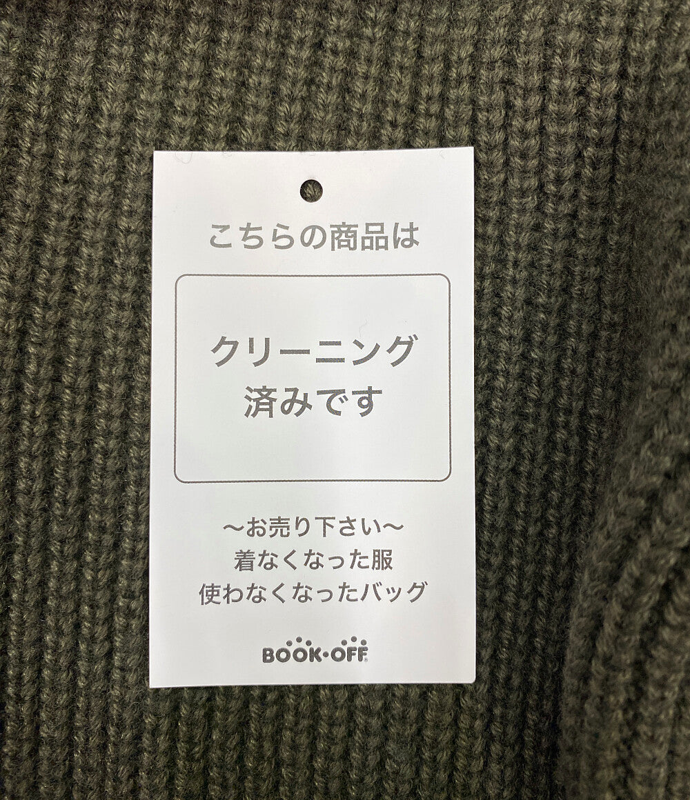 ラッピンノット  ニット カーキボーダー ハーフジップ      レディース SIZE -  WRAPINKNOT