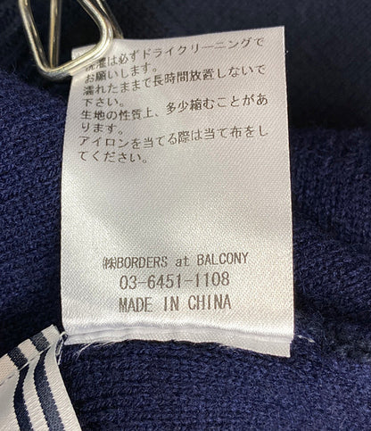 ボーダーズ アット バルコニー ニットパンツ ネイビー       レディース SIZE 38  BORDERS at BALCONY