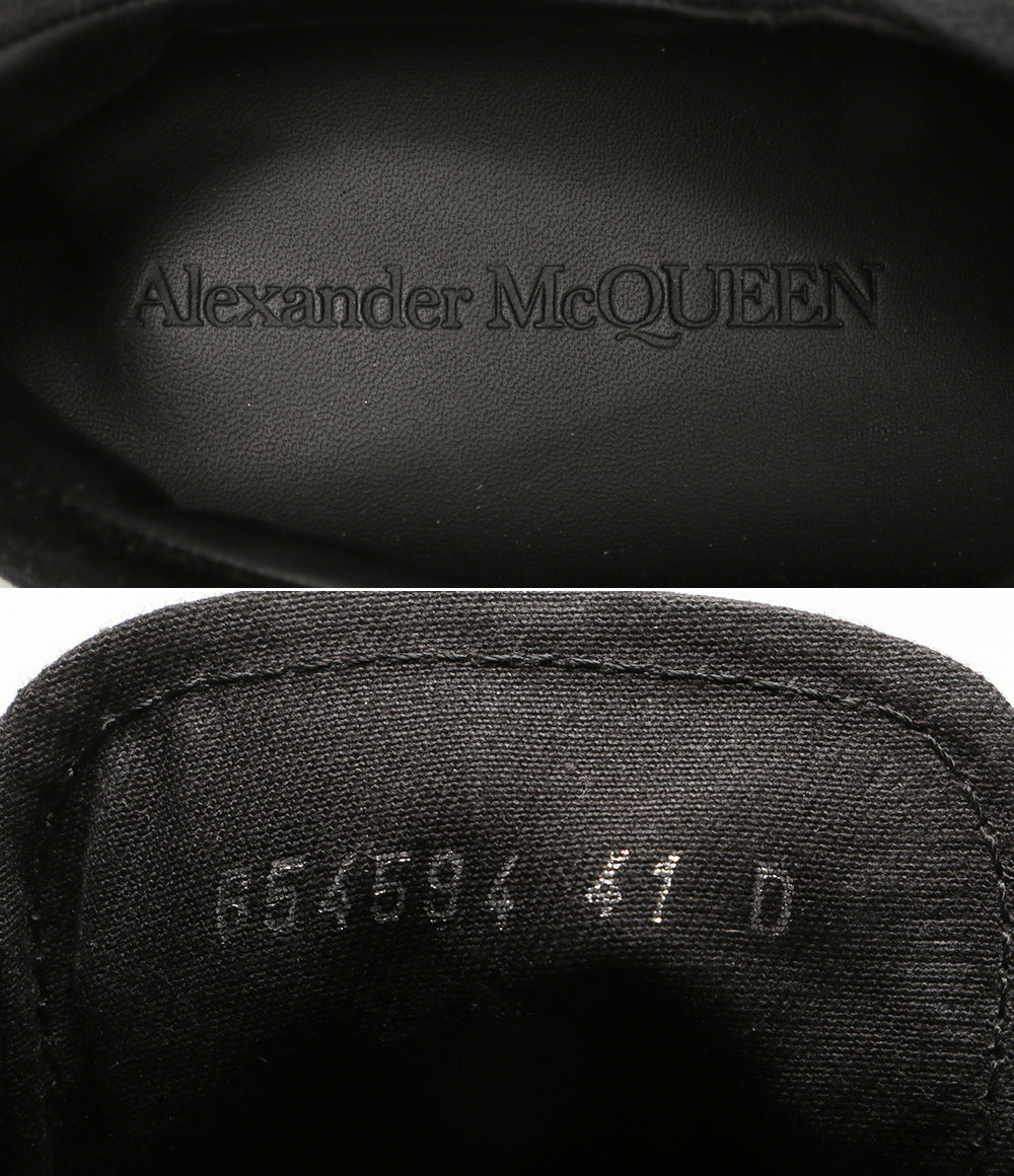 アレキサンダーマックイーン  スニーカー 22ss 654594 キャンバススニーカー ブラック      メンズ SIZE 41  Alexander Mcqueen