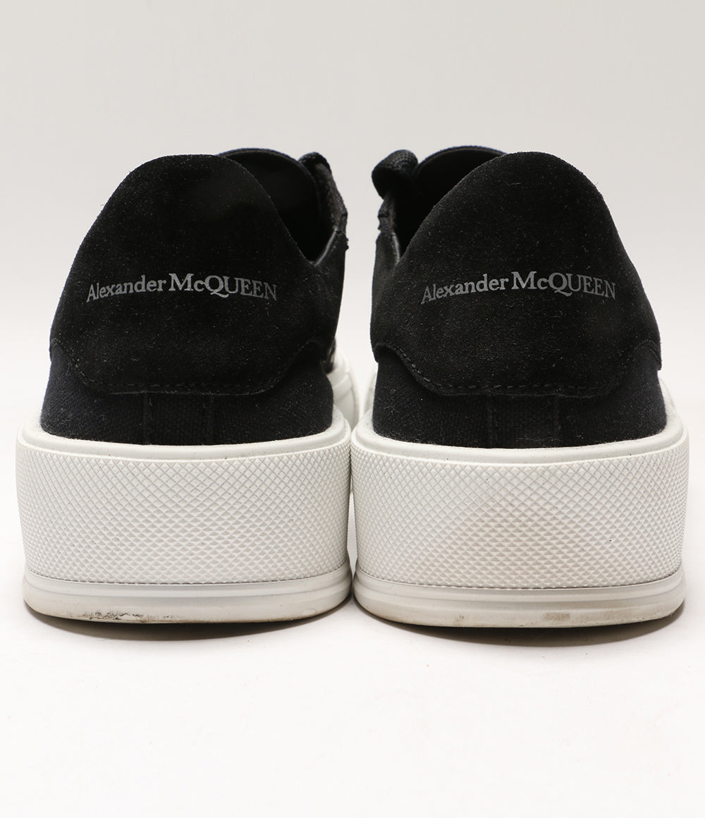 アレキサンダーマックイーン  スニーカー 22ss 654594 キャンバススニーカー ブラック      メンズ SIZE 41  Alexander Mcqueen