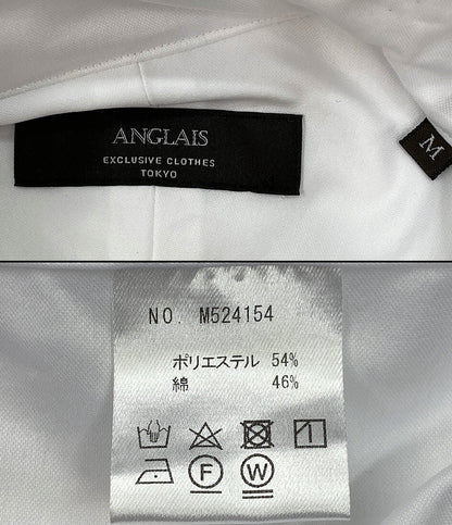 アングレー 長袖シャツ ホワイト      メンズ SIZE M  ANGLAIS