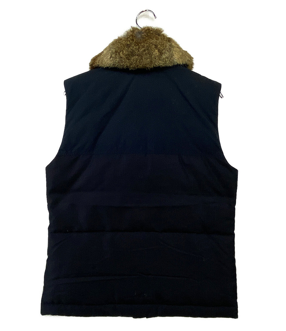 バーバリーブラックレーベル  ダウンベスト ファー D1F15-214-28      メンズ SIZE M  BURBERRY BLACK LABEL