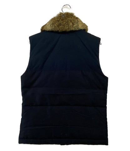 バーバリーブラックレーベル  ダウンベスト ファー D1F15-214-28      メンズ SIZE M  BURBERRY BLACK LABEL