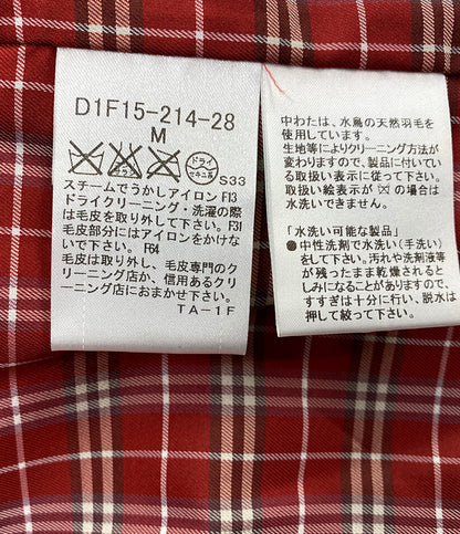 バーバリーブラックレーベル  ダウンベスト ファー D1F15-214-28      メンズ SIZE M  BURBERRY BLACK LABEL