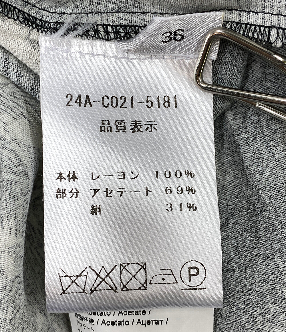 ヌメロ ヴェントゥーノ  プリーツスカート トワルジュイプリント  24AW      レディース SIZE 36  N°21