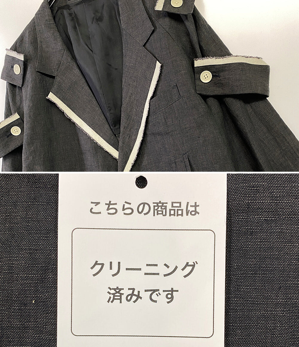 ヨウジヤマモトプールオム  ロングジャケット Collection  24ss    HS-J14-318  メンズ SIZE 1  YOHJI YAMAMOTO POUR HOMME