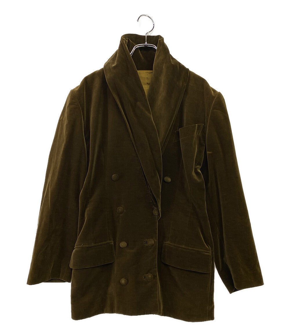 ジャンポール・ゴルチェ  ジャケット ベロア ベージュ      レディース SIZE 40  JEAN PAUL GAULTIER