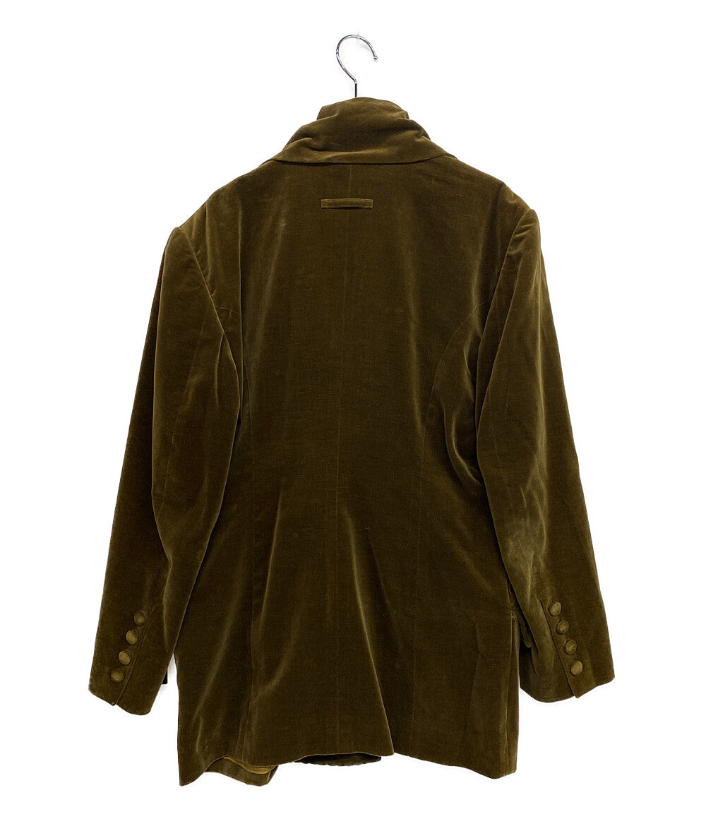 ジャンポール・ゴルチェ  ジャケット ベロア ベージュ      レディース SIZE 40  JEAN PAUL GAULTIER