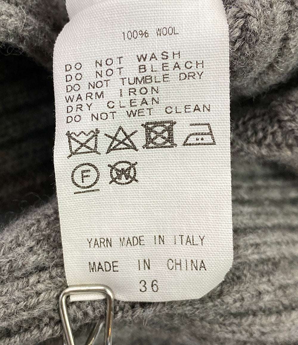 チノ 長袖ニット グレー レディース SIZE 36 CINOH