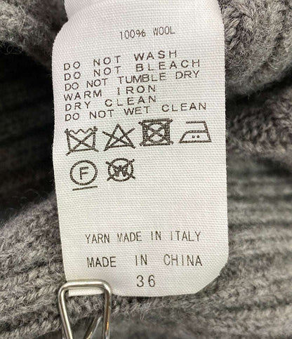 チノ 長袖ニット グレー レディース SIZE 36 CINOH