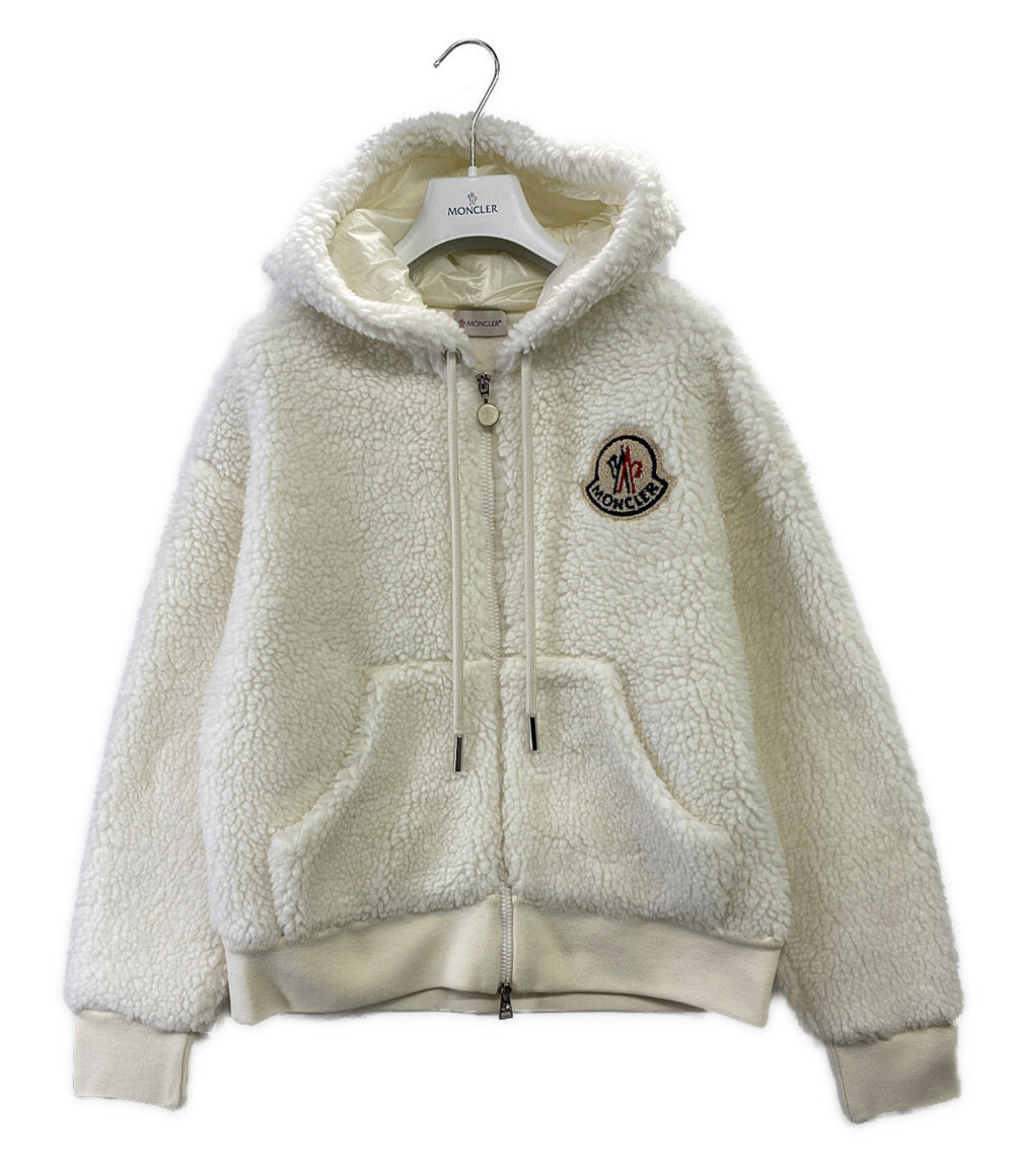 MONCLER ボアブルゾン フーディ MAGLIA CARDIGAN 21AW レディース SIZE XS モンクレール