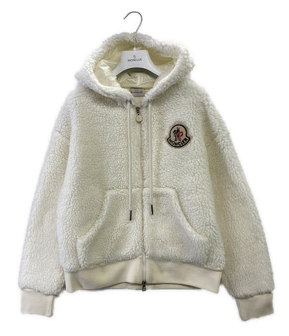 MONCLER ボアブルゾン フーディ MAGLIA CARDIGAN 21AW レディース SIZE XS モンクレール