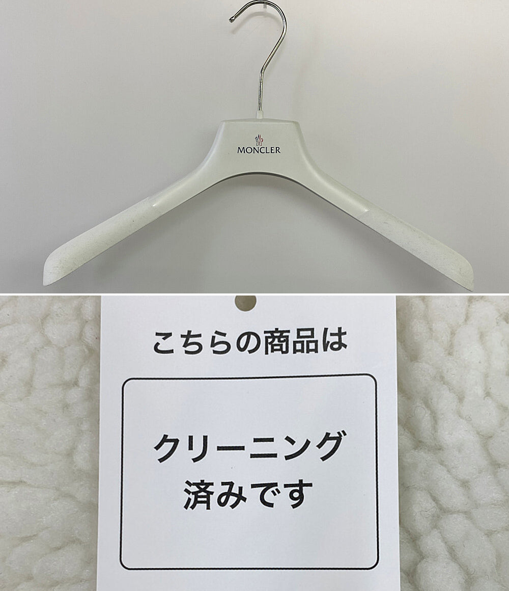 くんくんさま　10%OFF❗️美品ハンガー付　国内正規品　モンクレール　メイナ MONCLER ボアブルゾン フーディ MAGLIA CARDIGAN 21AW レディース SIZE