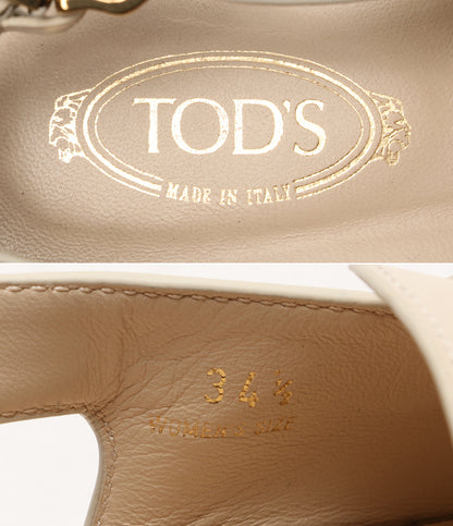 トッズ  サンダル レザースリングバックローファー      レディース SIZE 34 1/2  TOD’S