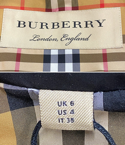 バーバリー 美品 コート デタッチャブルフード ブラック 8006111      レディース SIZE UK6  BURBERRY