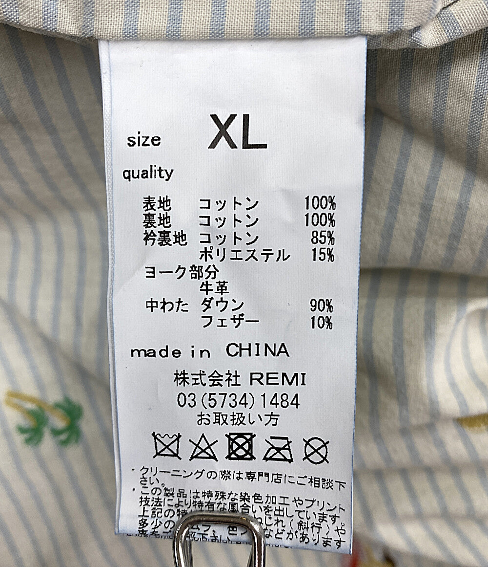 レミレリーフ  ダウンベスト インディゴ      メンズ SIZE XL  REMI RELIEF