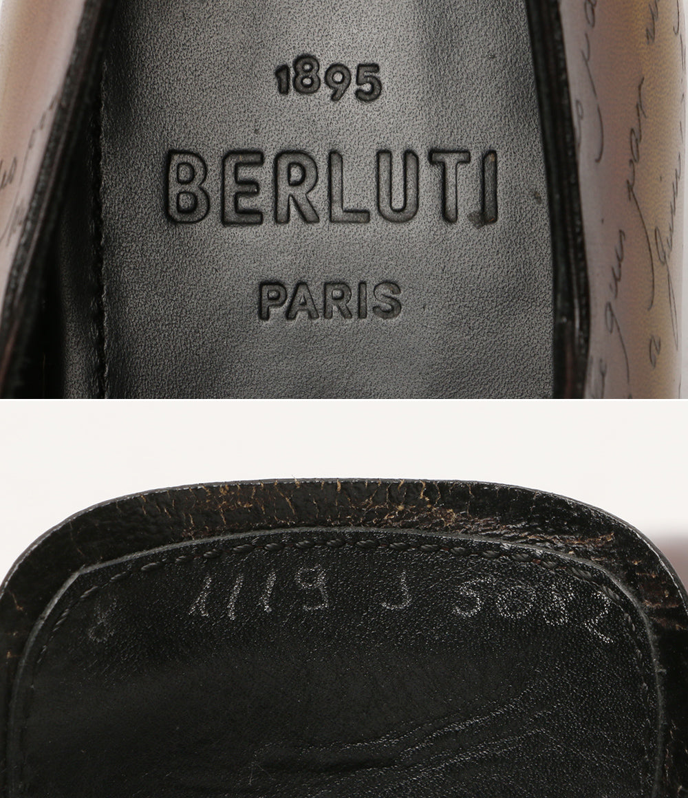 Berulti アレッサンドロ サイズ6•1/2 ベルルッティ ALESSANDRO(アレッサンドロ) ホールカット ダーク