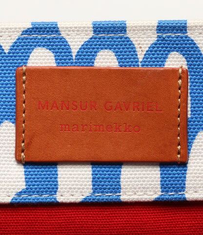 MANSUR GAVRIEL×MARIMEKKO マリメッコ トートバッグ ブルー レディース マンサーガブリエル