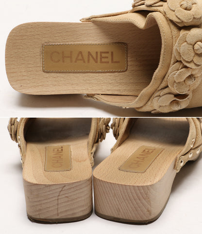 シャネル  サンダル ココマーク カメリア      レディース SIZE 37C  CHANEL