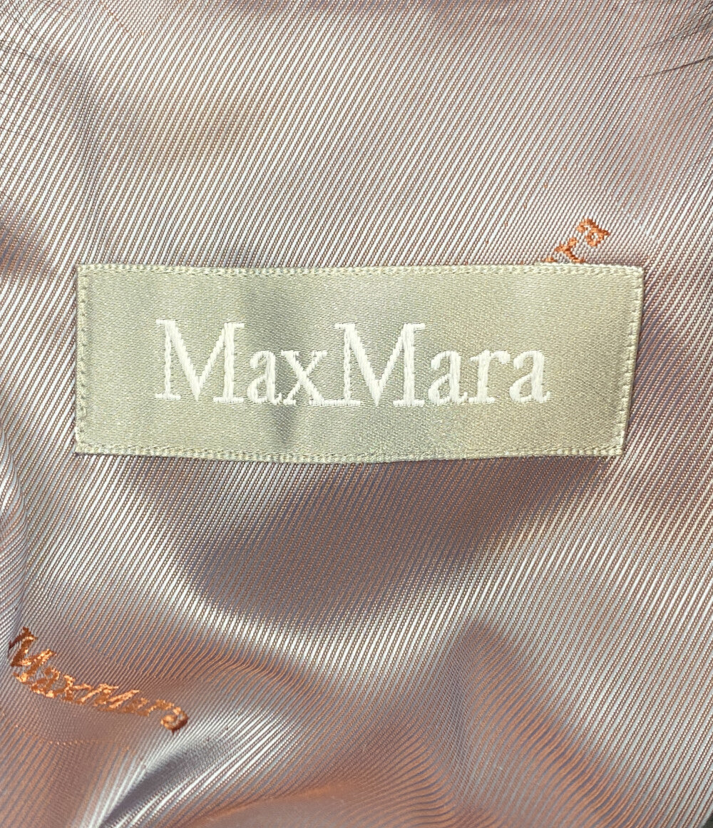 マックスマーラ  チェスターコート ブラック 73136      レディース SIZE 38  MAX MARA