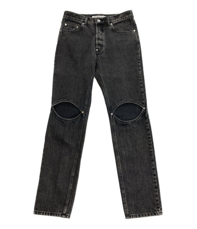 JOHN LAWRENCE SULLIVAN デニムパンツ ブラック 2A009ー0320-15 メンズ SIZE 48 ジョンローレンスサリバン