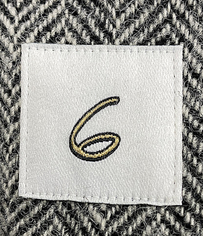 6(ROKU) ロク ノーカラーコート 8625-144-0277 レディース SIZE 38