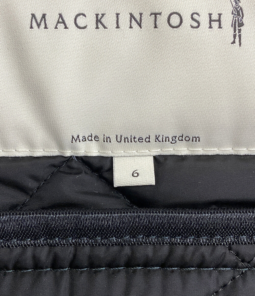 マッキントッシュ 美品 ノーカラージャケット キルティング LDS Keiss ブラック      レディース SIZE 6  MACKINTOSH