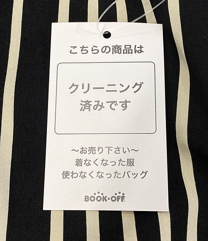 ドゥーズィエムクラス  ノーカラーコート L'Appartement ストライプ      レディース SIZE -  DEUXIEME CLASSE