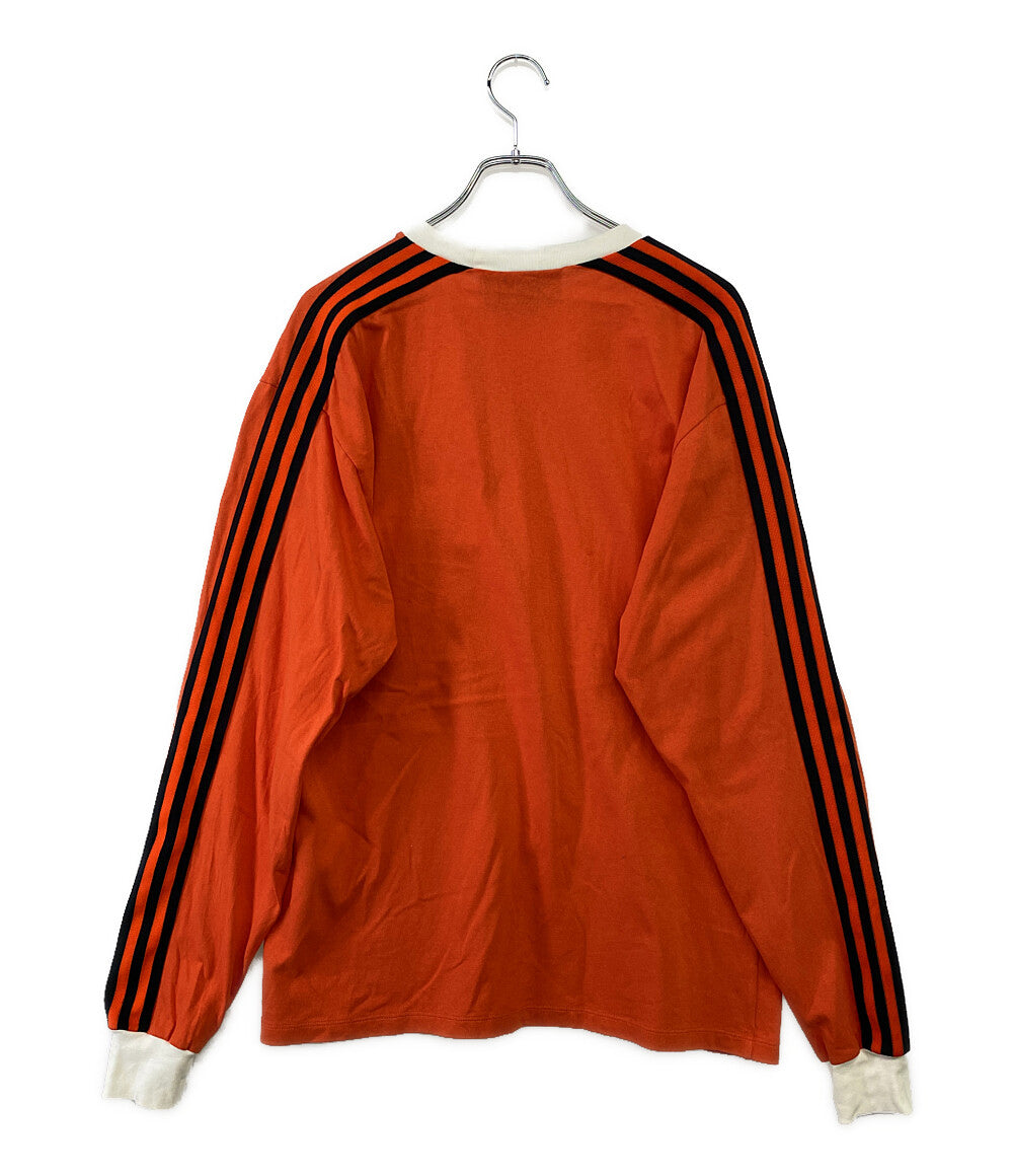 グッチ 美品 アディダス 長袖カットソー 3ライン オレンジ      メンズ SIZE M  GUCCI×ADIDAS