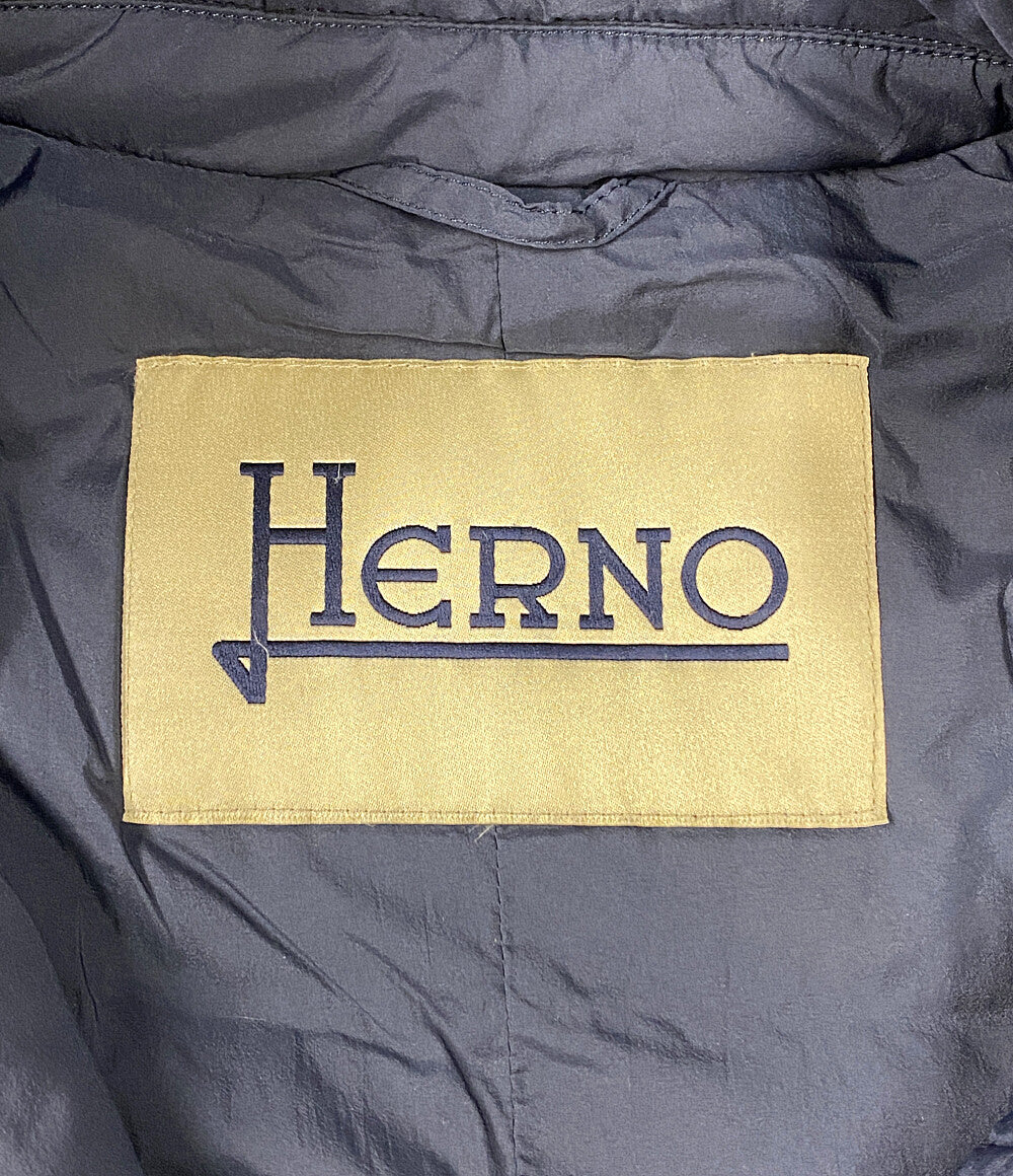HERNO ダウンジャケット ネイビー P10272D レディース SIZE 44 ヘルノ